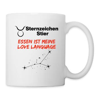 Édition Zodiac Taurus Foodie, anniversaire - Mug blanc - blanc - Droite