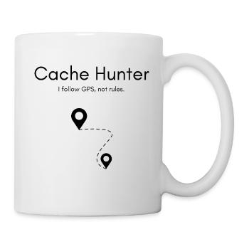 Cache Hunter Shirt – GPS Adventure Outdoor - Mug - white - Right
