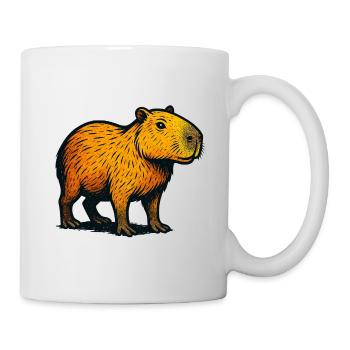 Kapibara Gradient Illustration - Mug - white - Right