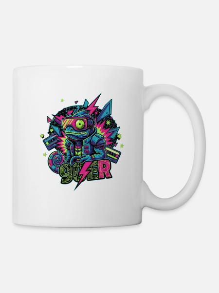 Neopunk Frog - Mug - white
