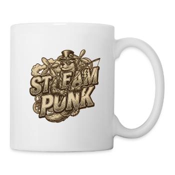 Steampunk Ästhetik & Retro - Tasse - Weiß - Rechts