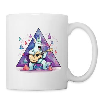 Crystal Bunny with Guitar - Mug - white - Right