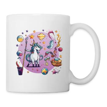 Galaktischer Einhornzauber - Tasse - Weiß - Rechts
