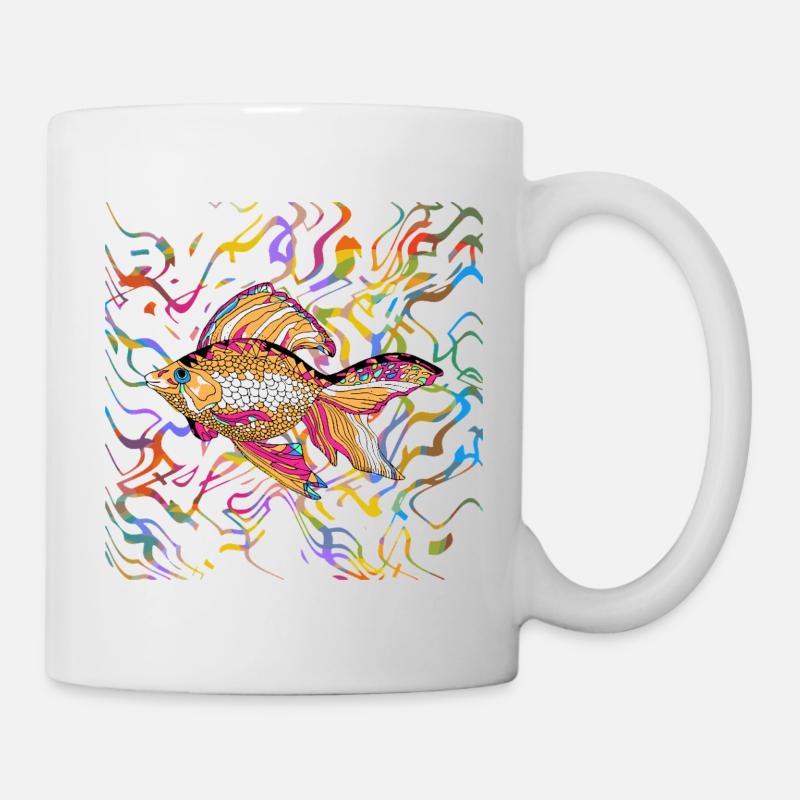 fish - Mug - white