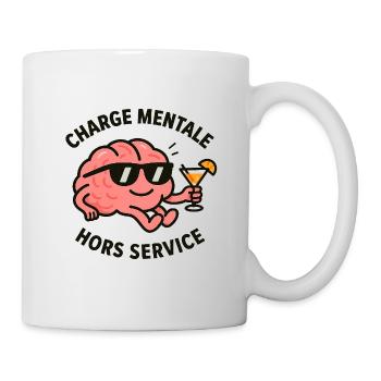 Mental load: OFF DUTY - Mug - white - Right