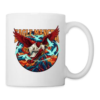 Aigle Mancer, Mystic, Oiseau de proie, Sorcier - Mug blanc - blanc - Droite