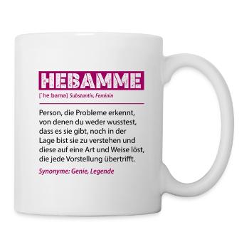Définition de la sage-femme Profession drôle Don Cadeau - Mug blanc - blanc - Droite