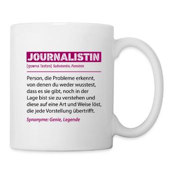 Journalist Definition Funny Profession Job Saying - Mug - white - Right
