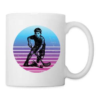 Floorball artwork for your outfit - Mug - white - Right