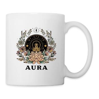 Aura Lotus Mandala - Tasse - Weiß - Rechts