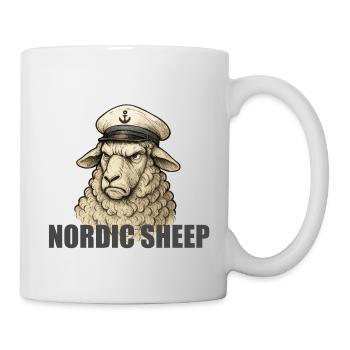 Nordic sheep captain - Mug - white - Right