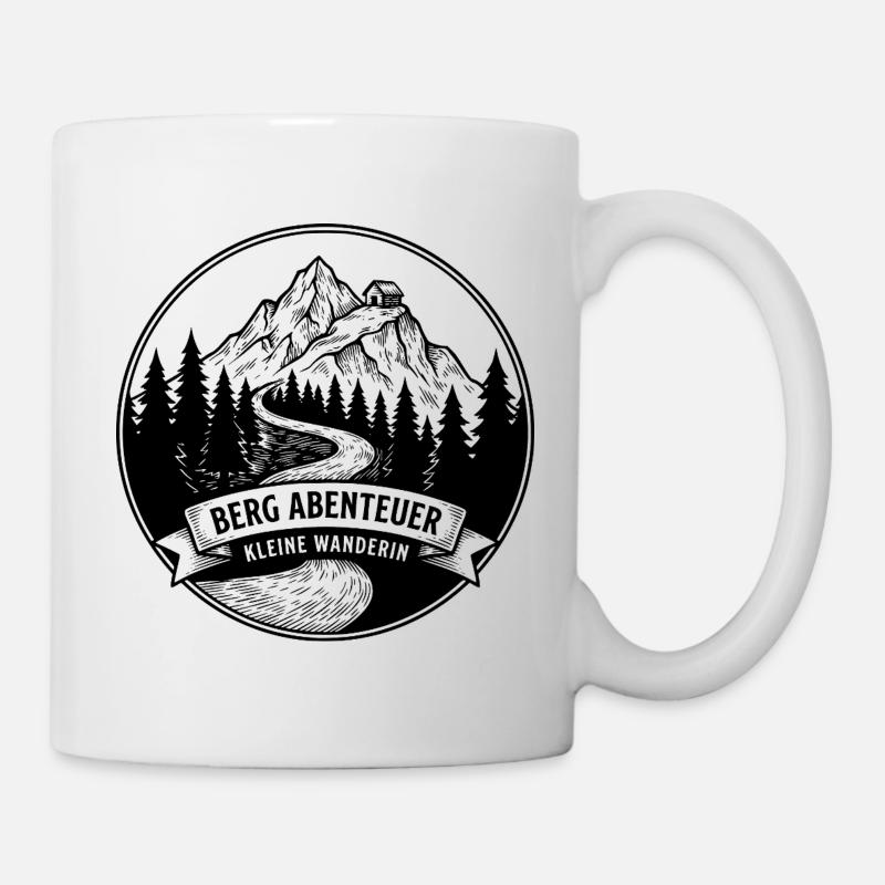 Petit randonneur - Mug blanc - blanc