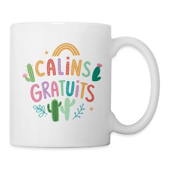 Câlins Gratuits Cactus - Mug blanc - blanc - Droite
