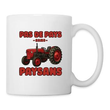 Red Tractor: Bauern in Aktion - Tasse - Weiß - Rechts