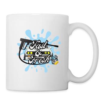 Fast & Fresh - Tasse - Weiß - Rechts