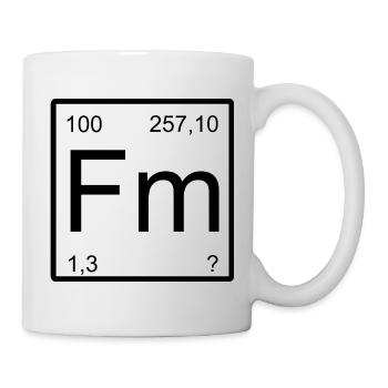 Fermium Period Table Design - Mug - white - Right