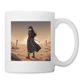Dune Warrior — Black Armor - Mug - white - Right