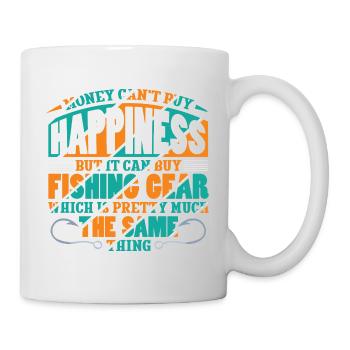 Angler Fisherman Petri Disciple Saying Fishing Funny - Mug - white - Right