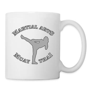 MUAY THAI - Tasse - Weiß - Rechts