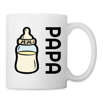 Announcing Baby - Dad 2026 Baby Bottle - Mug - white - Right
