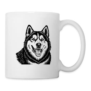 Siberian husky - Mug - white - Right