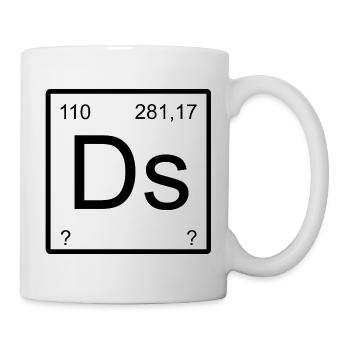 Darmstadtium Ds-Design Minimalismus - Tasse - Weiß - Rechts