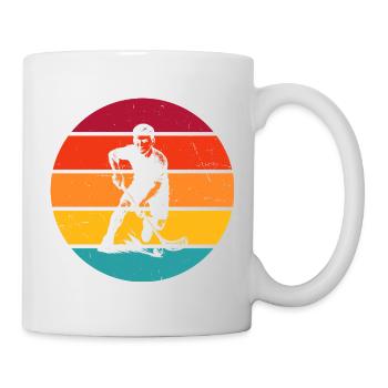 Characterful floorball design - Mug - white - Right