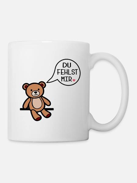 I miss you - bear - Mug - white