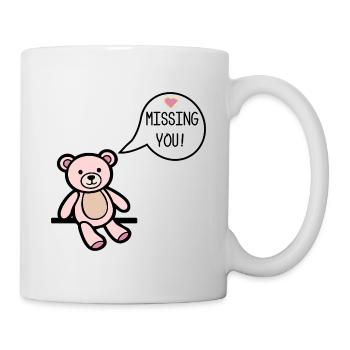 Du fehlst mir - Tasse - Weiß - Rechts