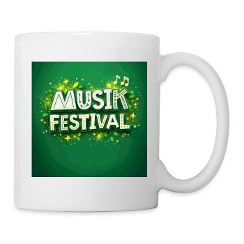 Green Music Festival Motif - Mug - white - Right