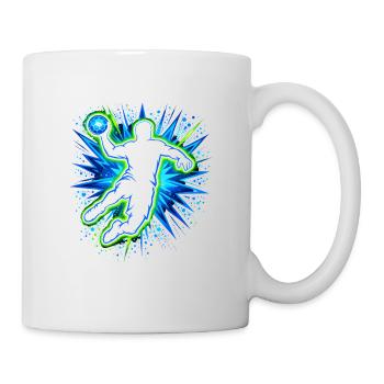 Handball players Handball children boys handball players - Mug - white - Right