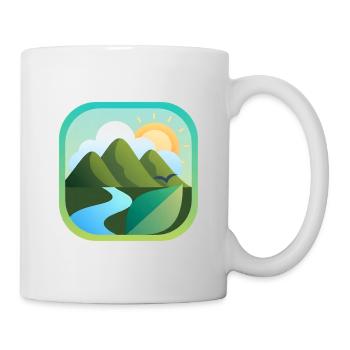 Randonnée, nature et montagnes - Mug blanc - blanc - Droite