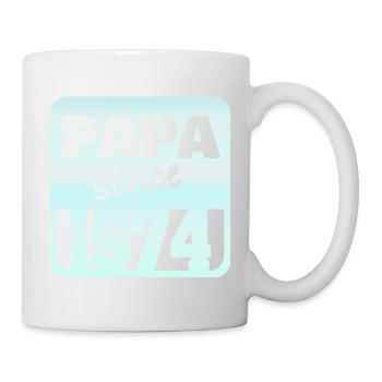 Papa 1974 - Tasse - Weiß - Rechts