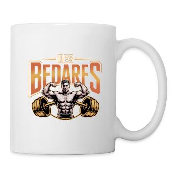 The need - German fitness memes - Mug - white - Right