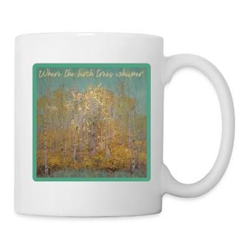 Where the birches whisper - Mug - white - Right