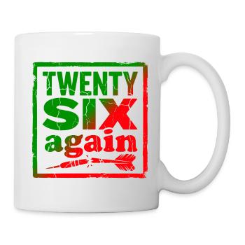Sweat à capuche de fléchettes 26 points Légendaire raté - Mug blanc - blanc - Droite