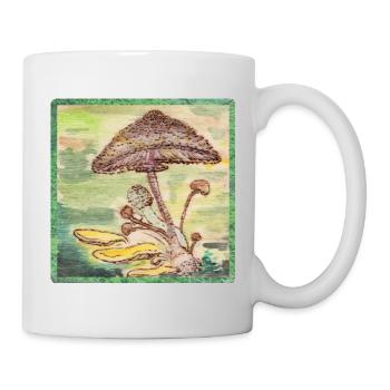 Mycètes - Mug blanc - blanc - Droite