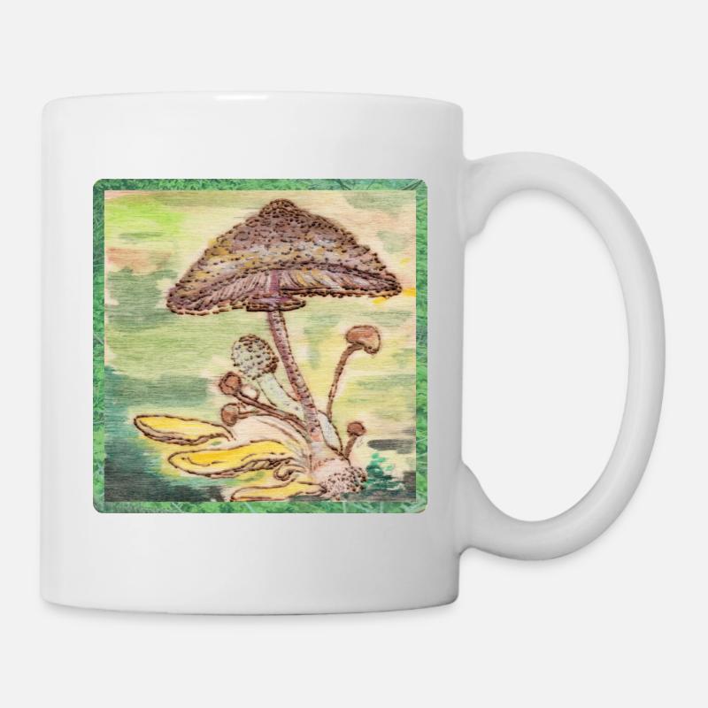Mycètes - Mug blanc - blanc
