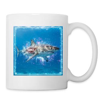 Trance Shark - Tasse - Weiß - Rechts