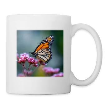 Monarch Butterfly Macro - Mug - white - Right