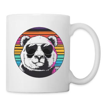 Panda Retro Sunglasses - Mug - white - Right