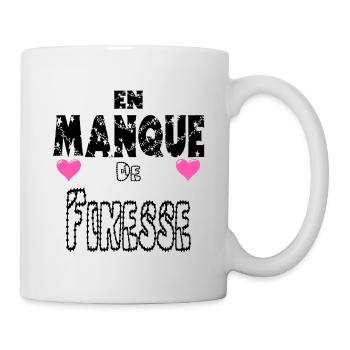 Fehlende Finesse - Tasse - Weiß - Rechts