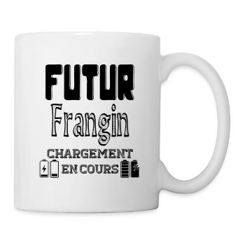 Zukünftiger Bruder lädt in Bearbeitung - Tasse - Weiß - Rechts