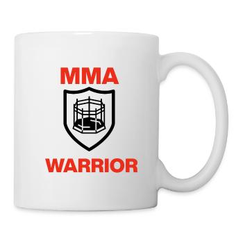 MMA Warrior, Cage Ready, Fight, Oktagon, Kampf - Tasse - Weiß - Rechts