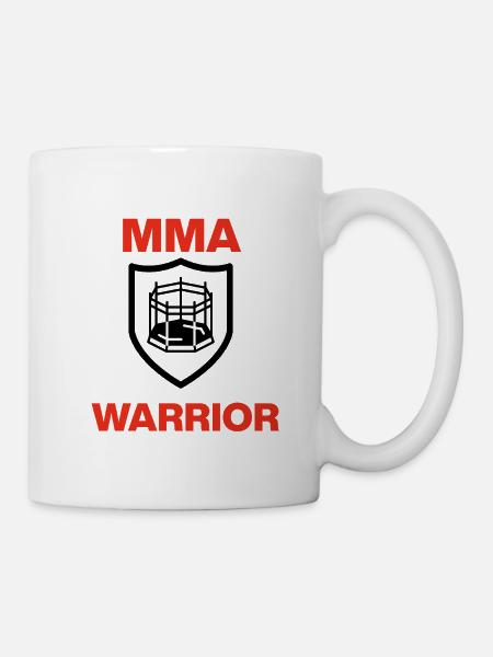 MMA Warrior, Cage Ready, Fight, Oktagon, Kampf - Tasse - Weiß