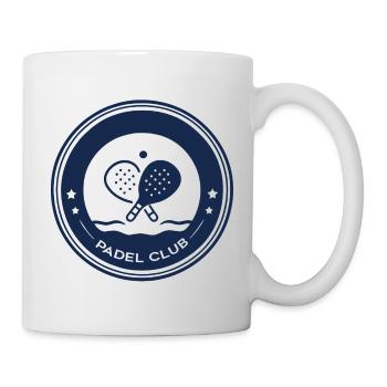 Customizable Padel Club – Team Badge - Mug - white - Right