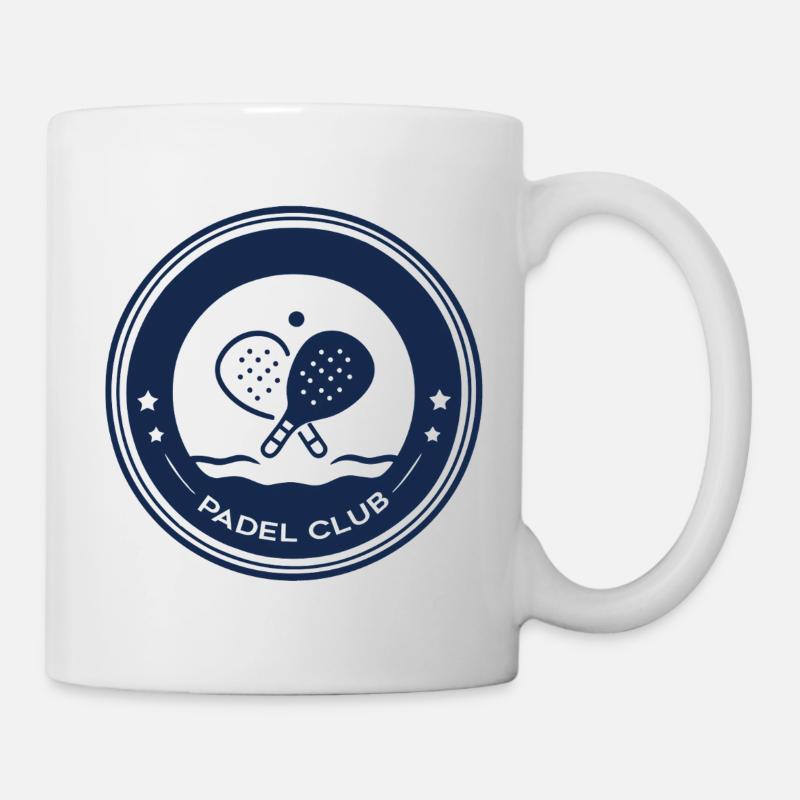 Customizable Padel Club – Team Badge - Mug - white