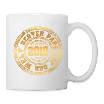 Vater 2019 - Tasse - Weiß - Rechts