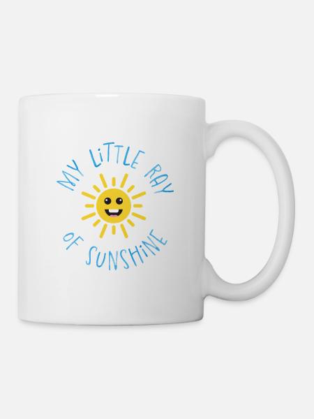 RAY_OF_SUN_BLUE - Mug blanc - blanc