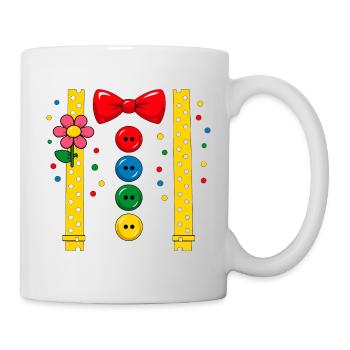 Clown Costume Carnival Funny Women - Mug - white - Right